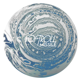 SOFTROLL MISSILE BLANC/BLEU