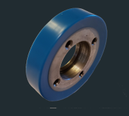 HUB & TIRE (UPPER BALL WHEEL URETHANE)